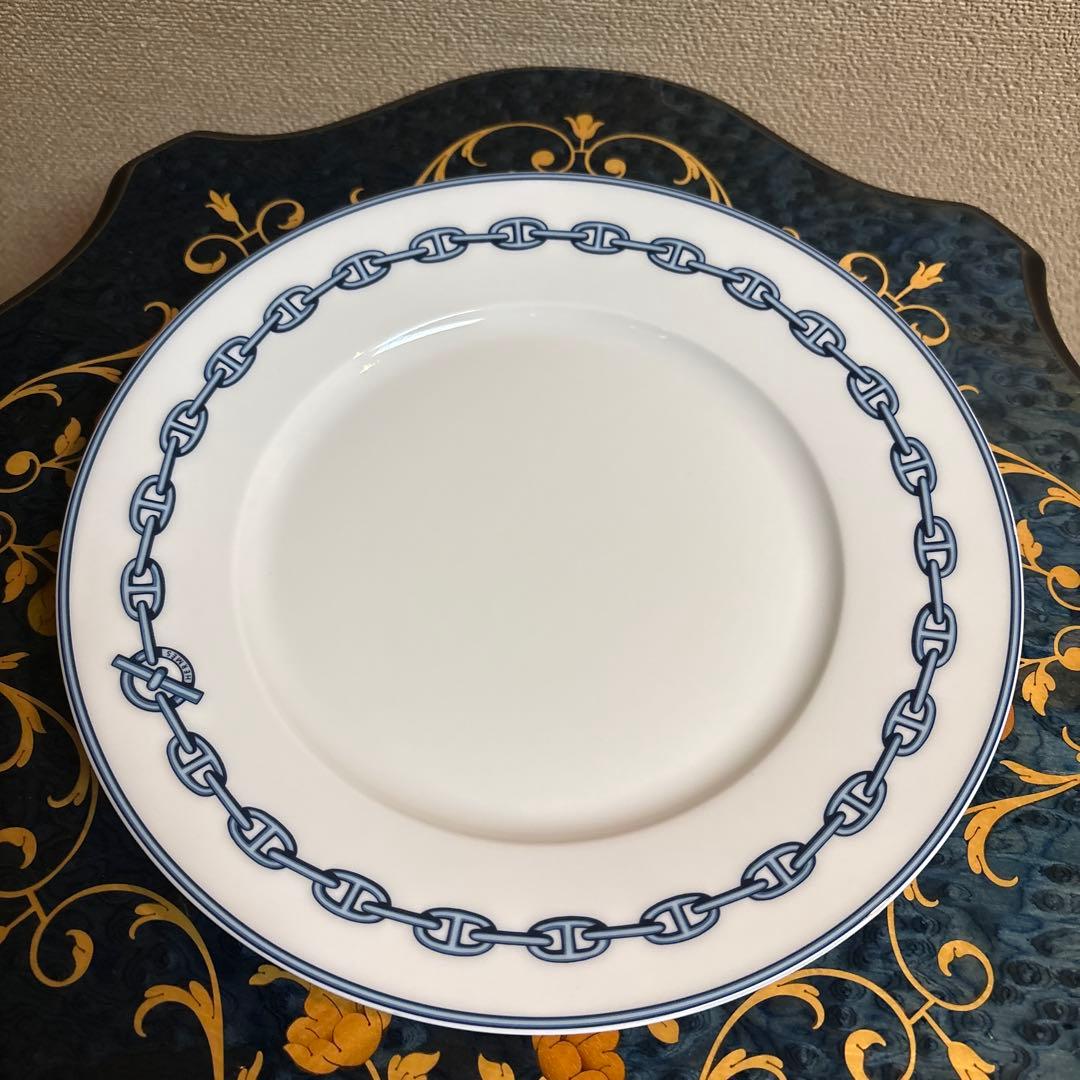 未使用品　HERMES エルメス　シェーヌダンクル　27cm 2枚セット