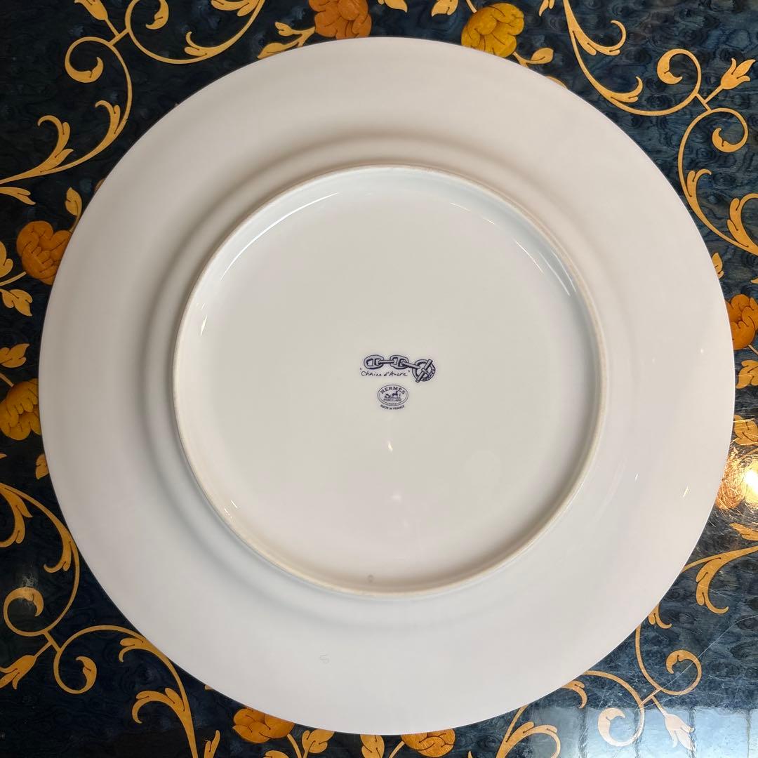 未使用品　HERMES エルメス　シェーヌダンクル　27cm 2枚セット