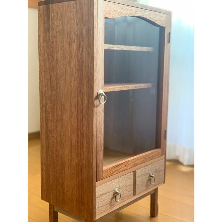 ガラスキャビネットC ガラスショーケース・食器棚・カフェシェルフ