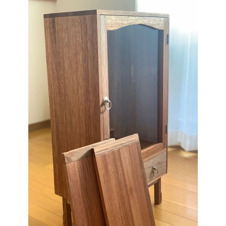 ガラスキャビネットC ガラスショーケース・食器棚・カフェシェルフ