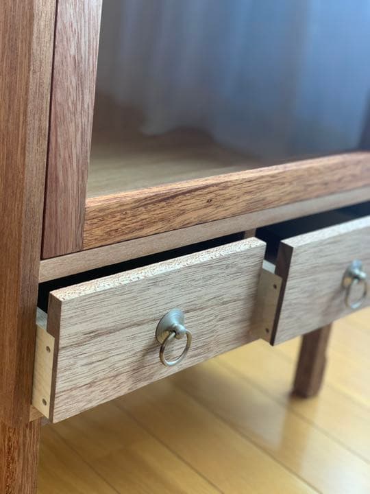 ガラスキャビネットC ガラスショーケース・食器棚・カフェシェルフ