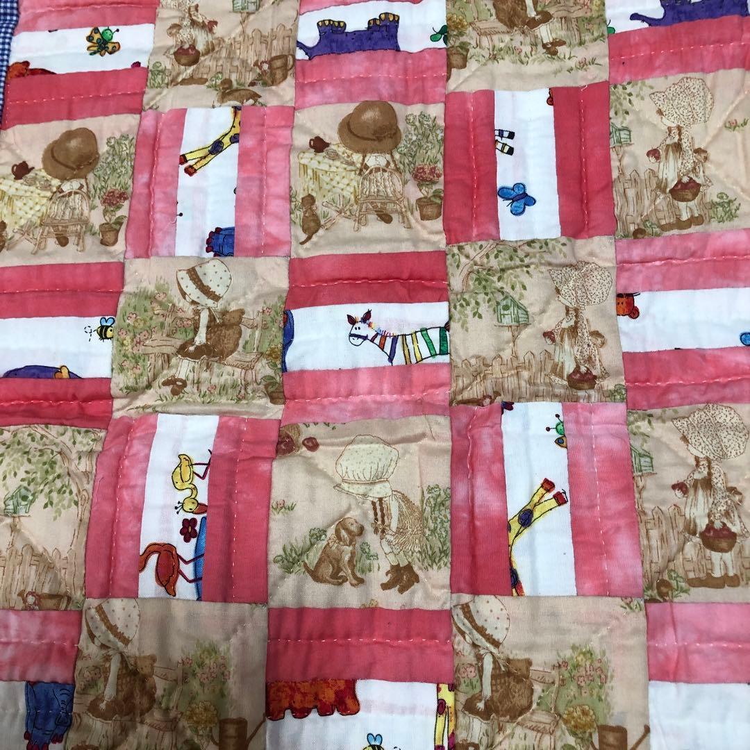 パッチワークキルト　タペストリー  プレイマット　ベビーキルト