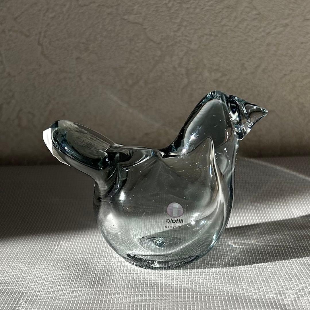 オイバ・トイッカ ガラスの鳥 シエッポ Sieppo クリア