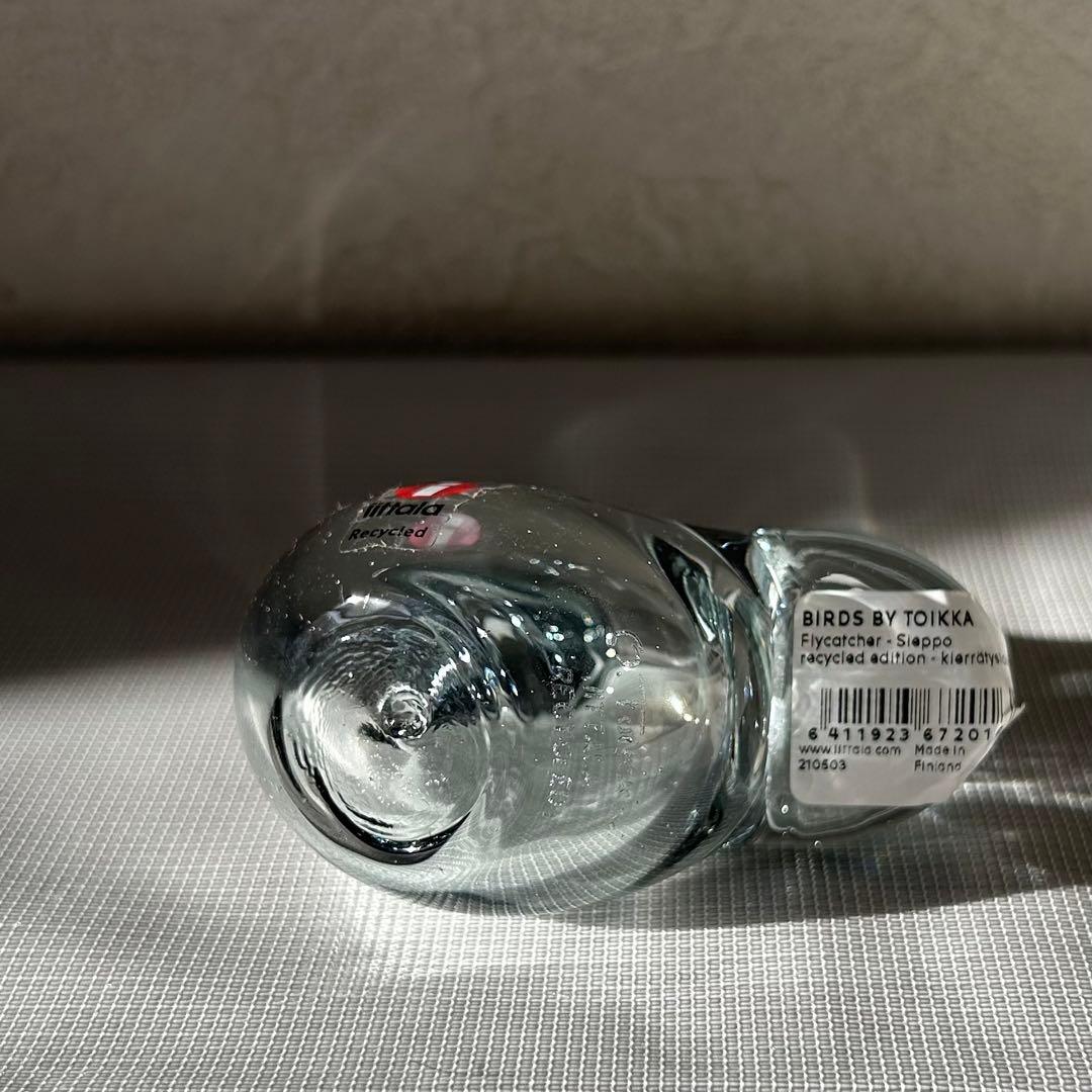 オイバ・トイッカ ガラスの鳥 シエッポ Sieppo クリア