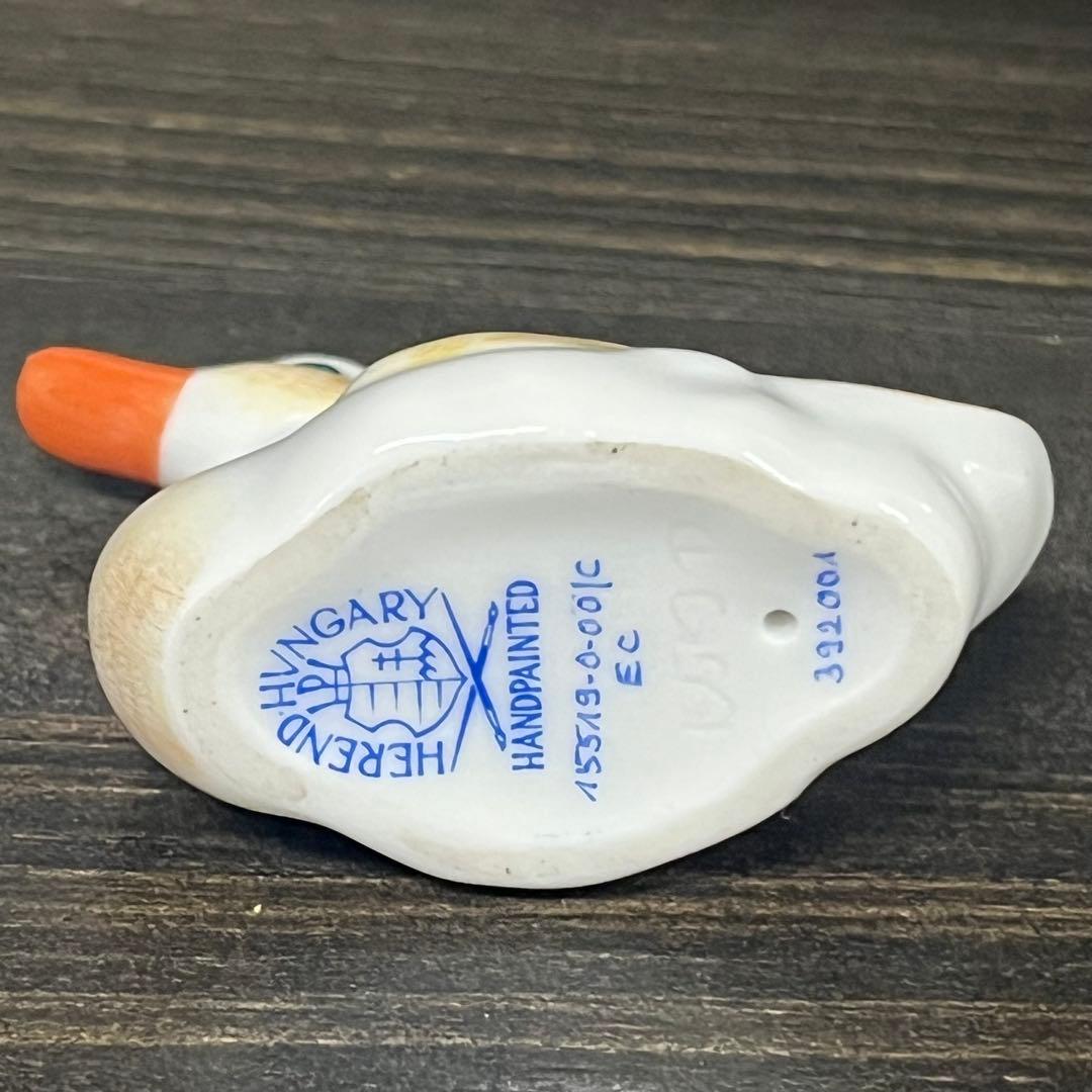 HEREND ヘレンド　フギュリン　置き物　カモ鴨
