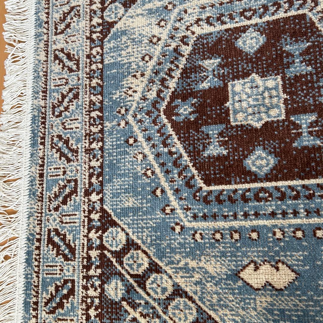 ウニコESEN(エセン) ラグ ブルー