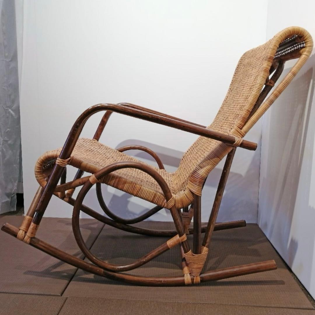 橋之口籐工芸工房 ロッキングチェア