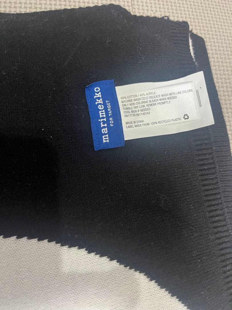 マリメッコ コラボ ブランケット 未使用 TARGET