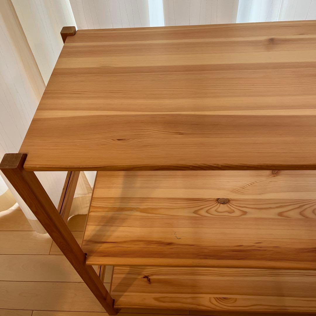無印良品 パイン材　ユニットシェルフ 幅86×奥行39.5×高さ83cm