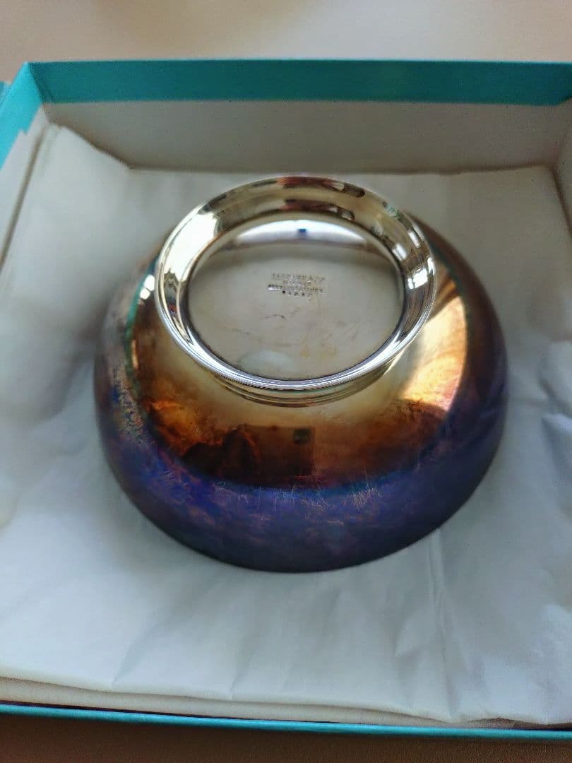 ティファニースターリングシルバー キャンディボウル