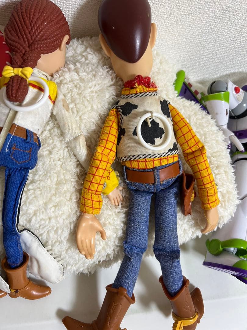 トイストーリー、トーキングフィギュア、ウッディー、ジェシー、ポテトヘッド、バズ