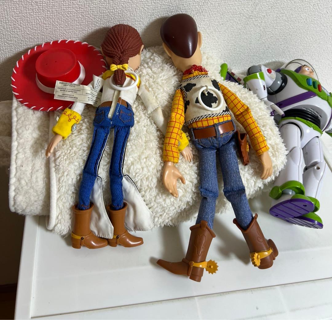 トイストーリー、トーキングフィギュア、ウッディー、ジェシー、ポテトヘッド、バズ