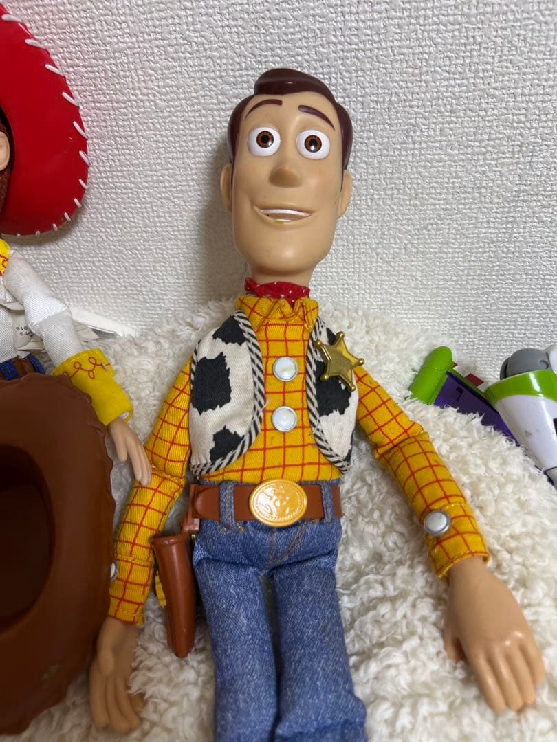 トイストーリー、トーキングフィギュア、ウッディー、ジェシー、ポテトヘッド、バズ