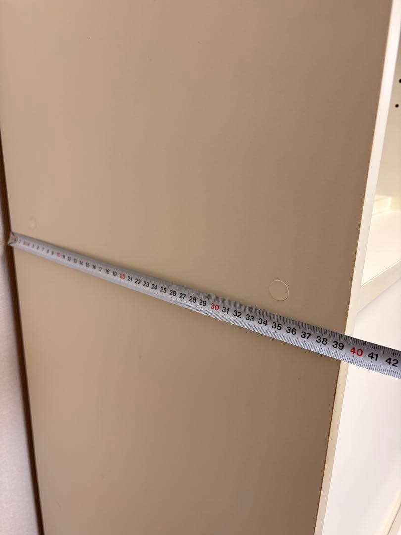 Morris　ホワイトスライド式本棚 12個収納