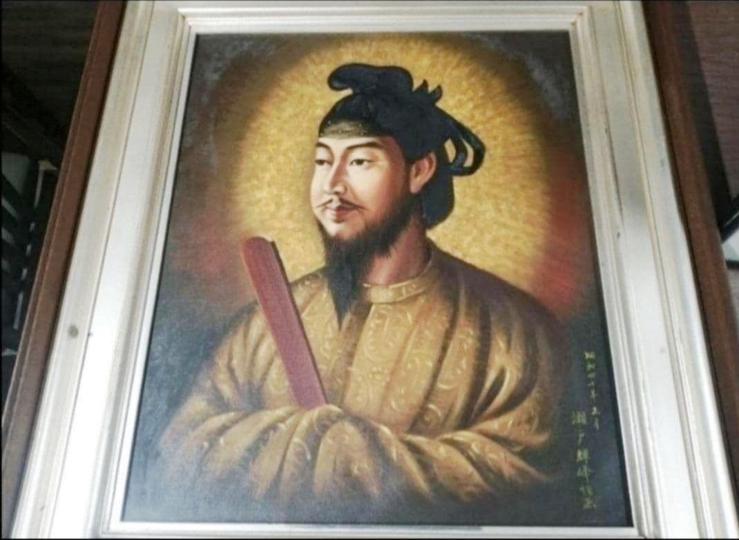 建国記念日限定価格★■聖徳太子肖像画油絵福田元首総理寄贈大蔵大臣贈り物原画