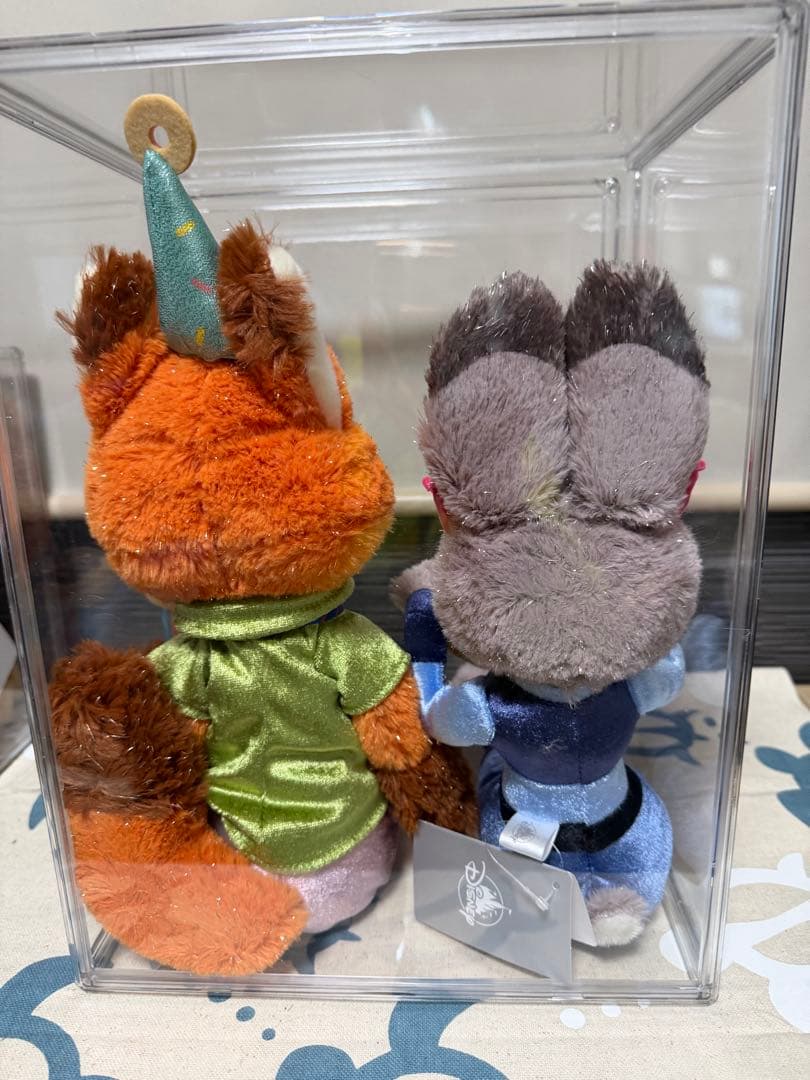 ズートピア10周年記念ぬいぐるみ ジュディ・ホップスとニック