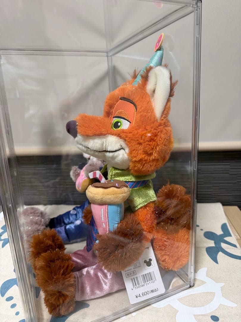 ズートピア10周年記念ぬいぐるみ ジュディ・ホップスとニック