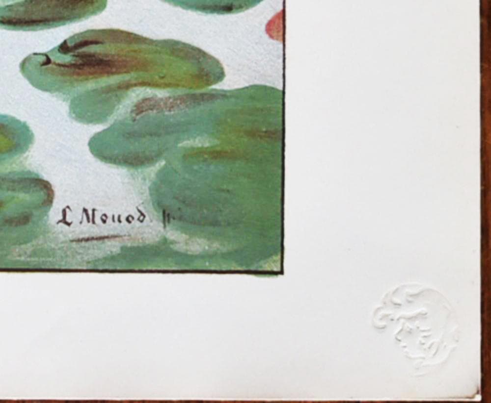 1897年 真作リトグラフ｜L.H.モノー「源泉の声」レスタンプ・モデルヌ収録