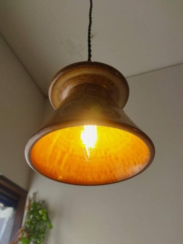 やちむん陶器ペンダントランプドクロガイコツ食器アンティーク調十鶴