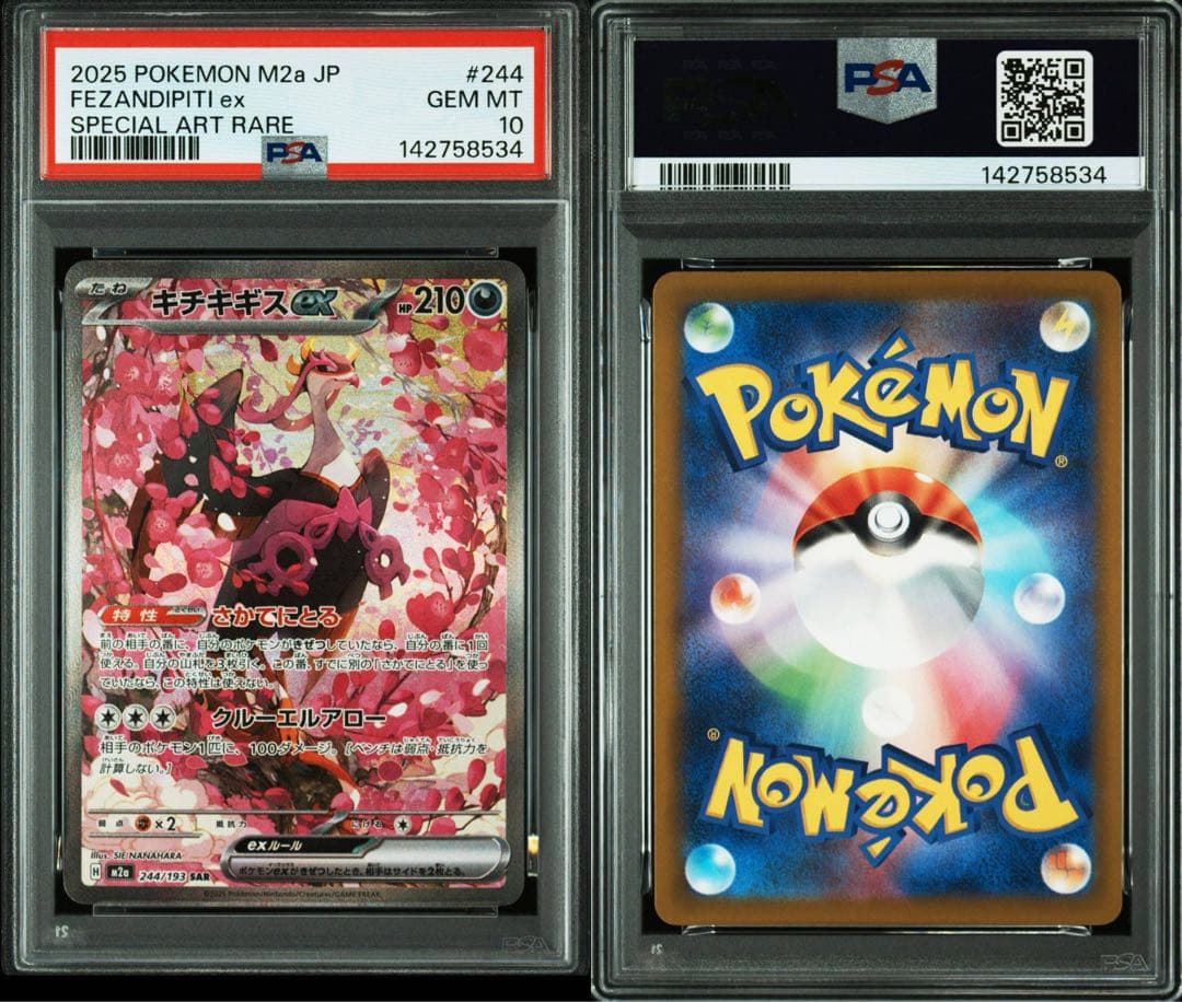 PSA10】キチキギスex SAR [M2a 244/193] MEGA - メルカリ