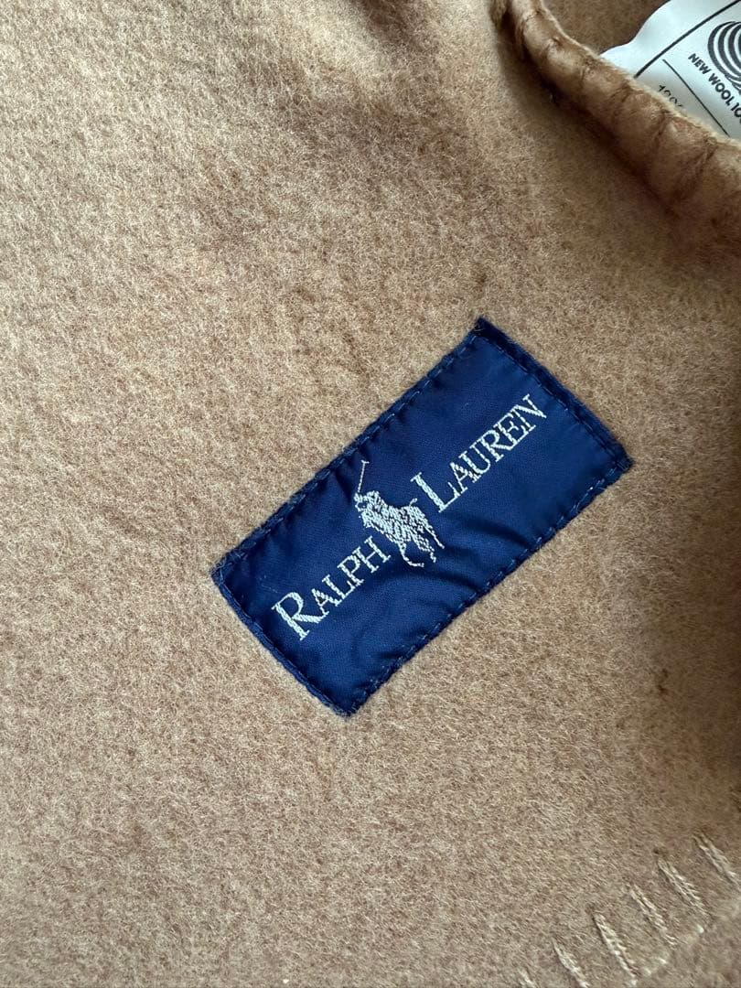 ◎未使用品◎ RALPHLAUREN ラルフローレン毛100% ブランケット毛布