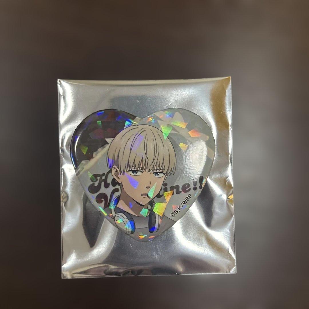 ウィンブレWIND BREAKER 梶蓮 バレンタイン ホロハート缶バッジ - メルカリ