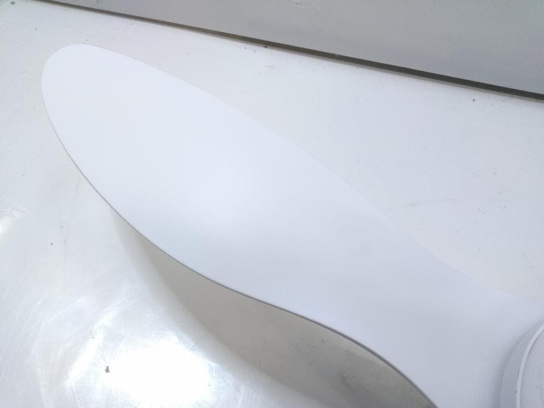 未使用 LEDシーリングファンライト Ra85 3枚 天井照明 リモコン付 △