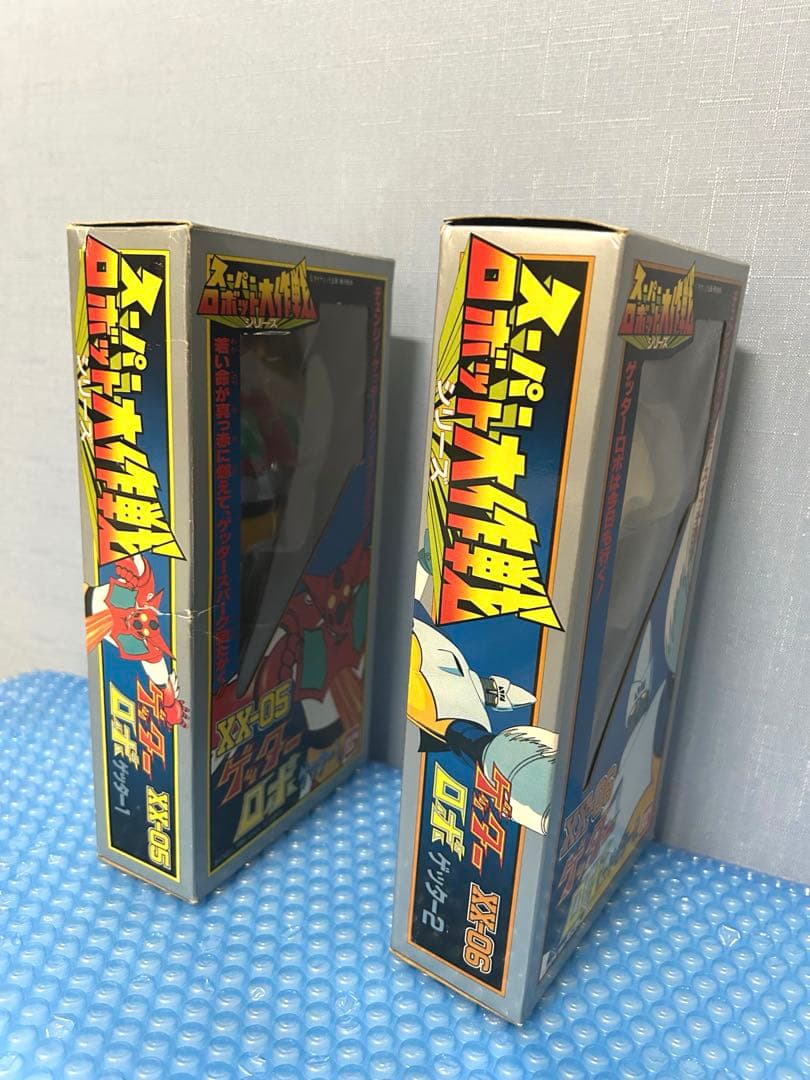 『ゲッター１・ゲッター２』ソフビ 2体BANDAI スーパーロボット大作戦