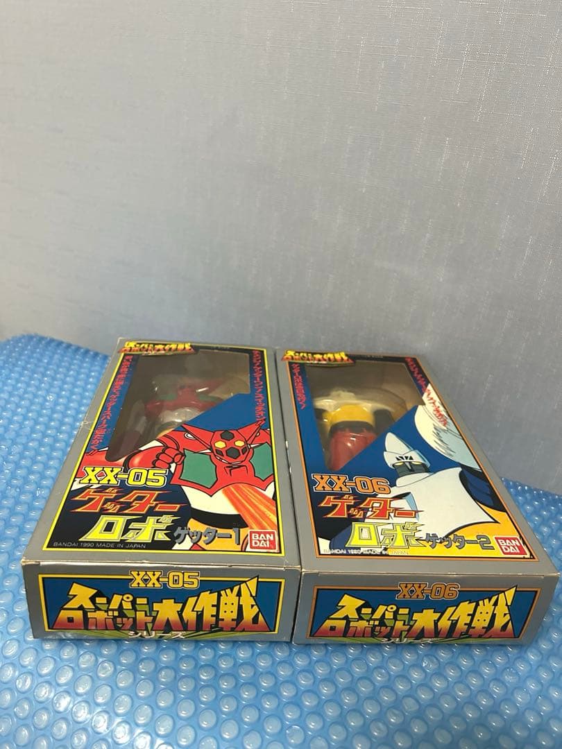 『ゲッター１・ゲッター２』ソフビ 2体BANDAI スーパーロボット大作戦