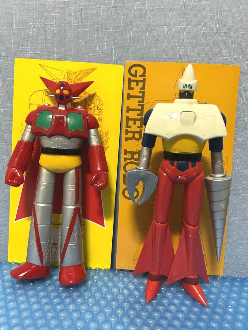 『ゲッター１・ゲッター２』ソフビ 2体BANDAI スーパーロボット大作戦