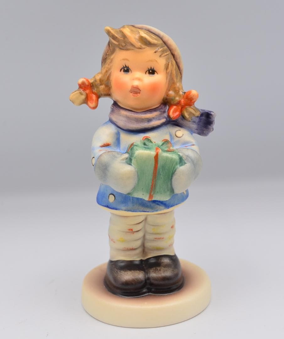 クリスマスの時期　＃1038　★フンメル　ドイツ・ゲーベル　限定品　飾り台付き