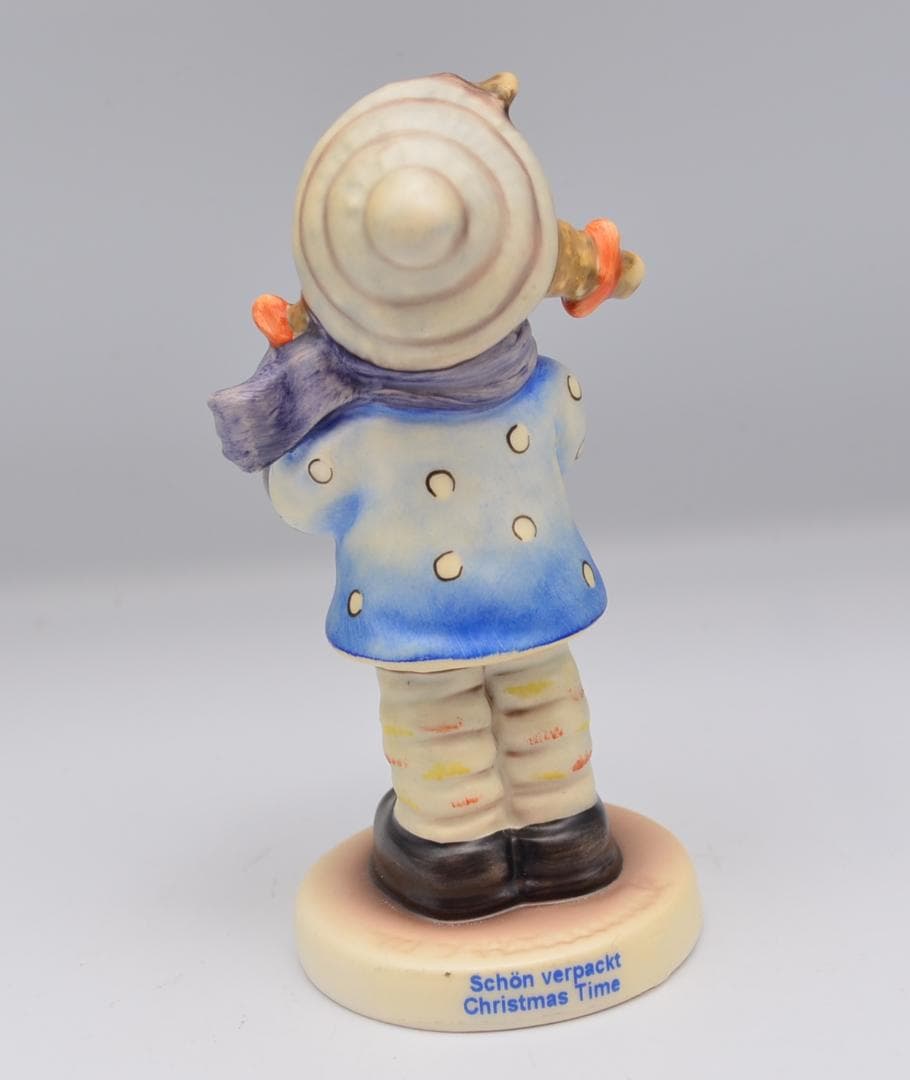 クリスマスの時期　＃1038　★フンメル　ドイツ・ゲーベル　限定品　飾り台付き