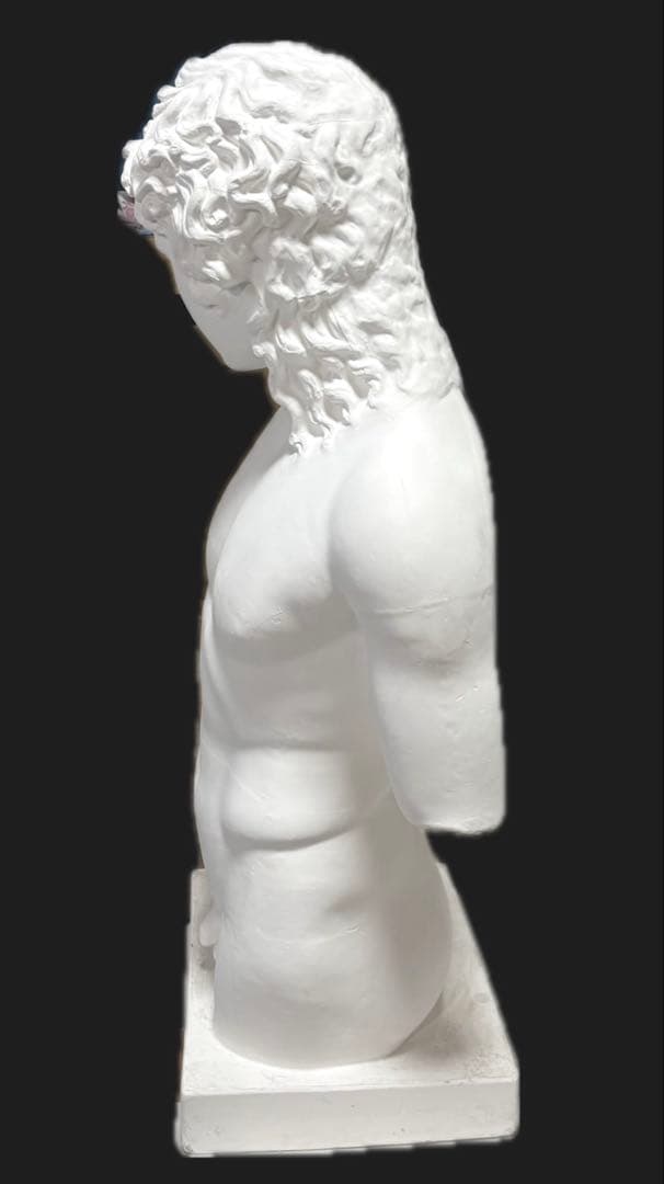 【新品価格264000円】石膏像 アムール 半身像