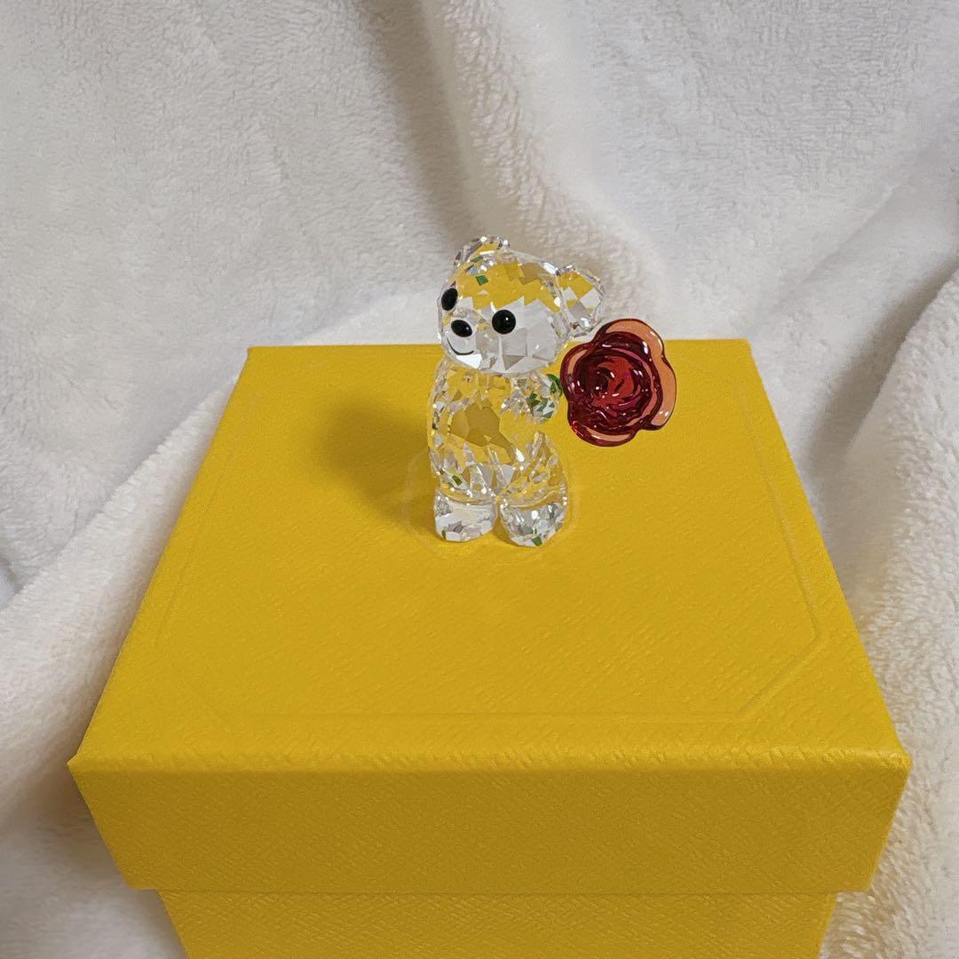 スワロフスキー　Krisベア A Rose with Love