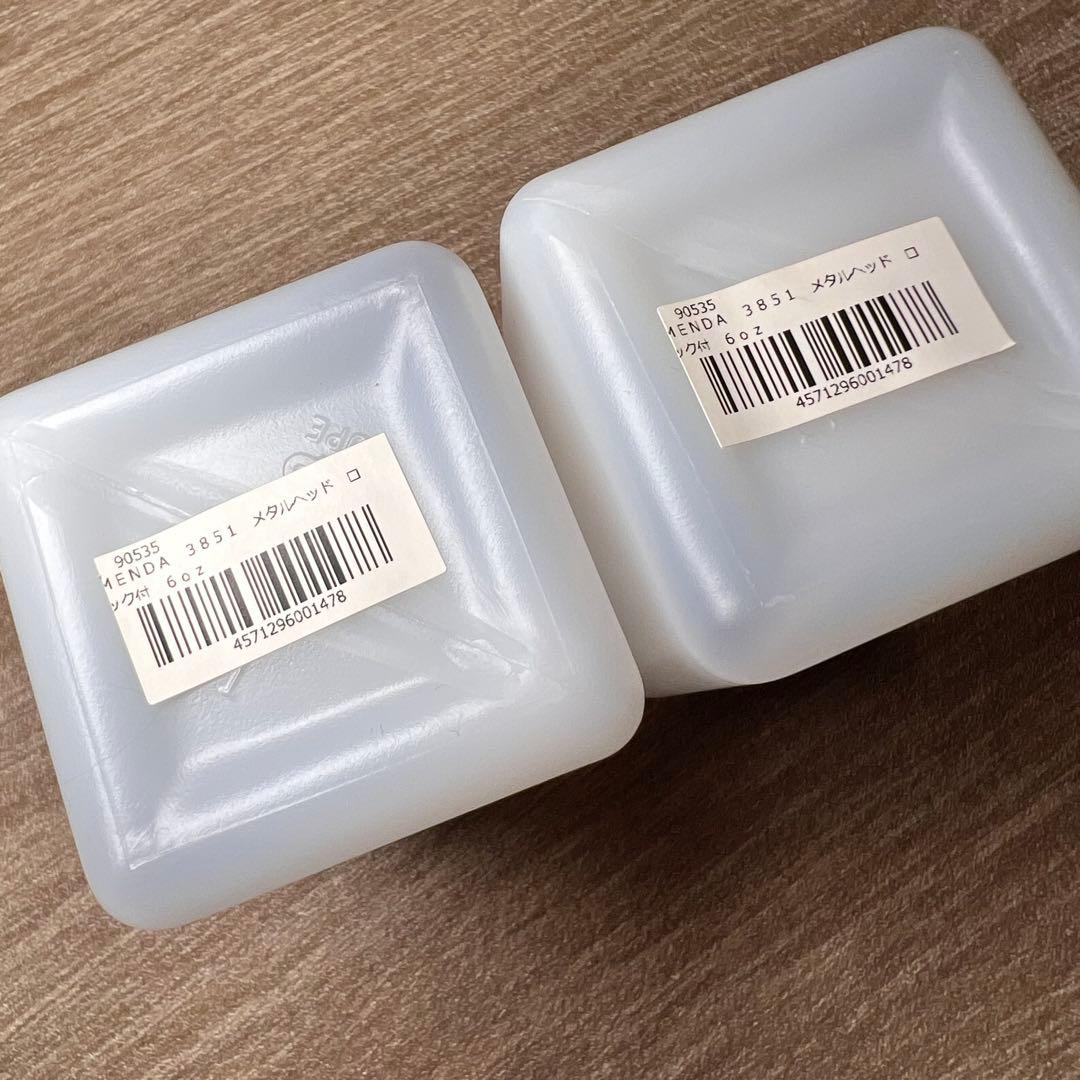 【新品・未使用】MENDA メタルヘッド ディスペンサーロック付 6oz 2個