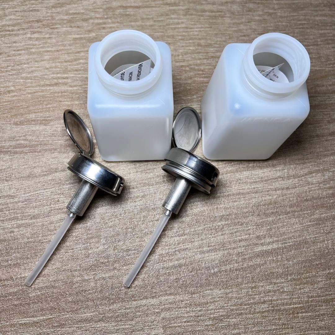 【新品・未使用】MENDA メタルヘッド ディスペンサーロック付 6oz 2個