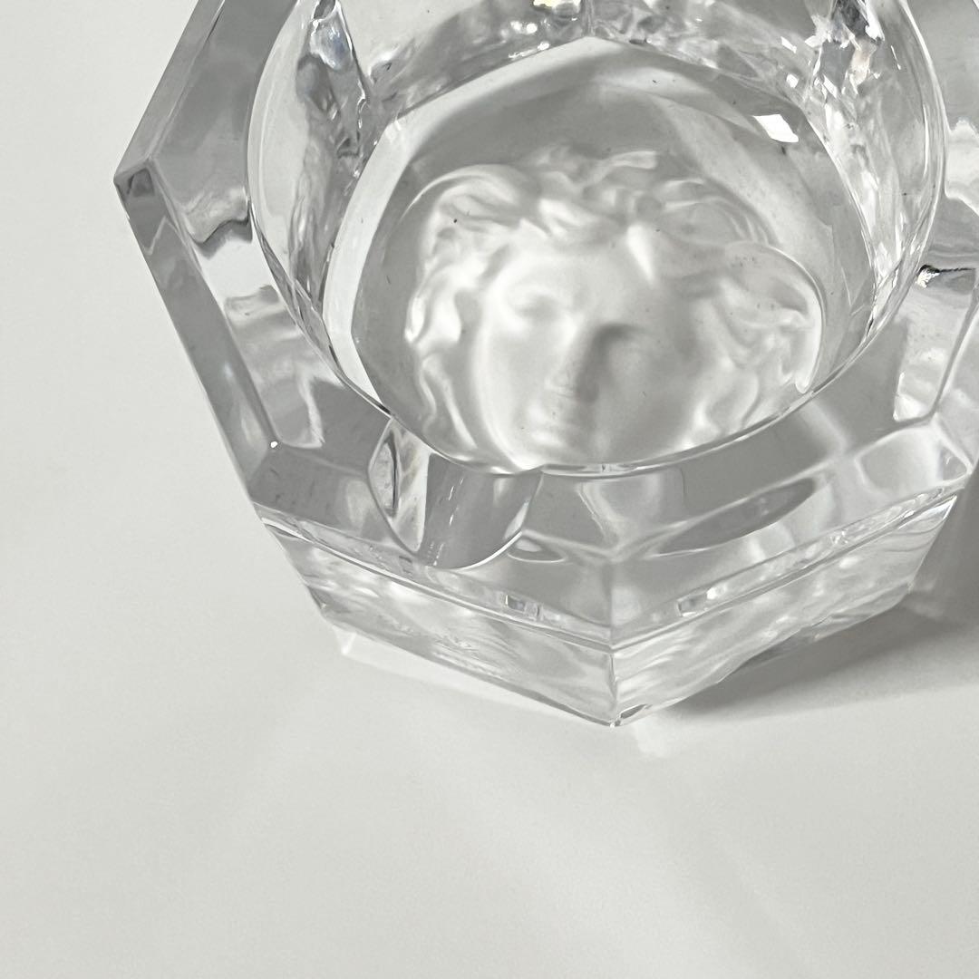 ヴェルサーチ　メデューサ サミエール アッシュトレイ　灰皿　クリア　インテリア