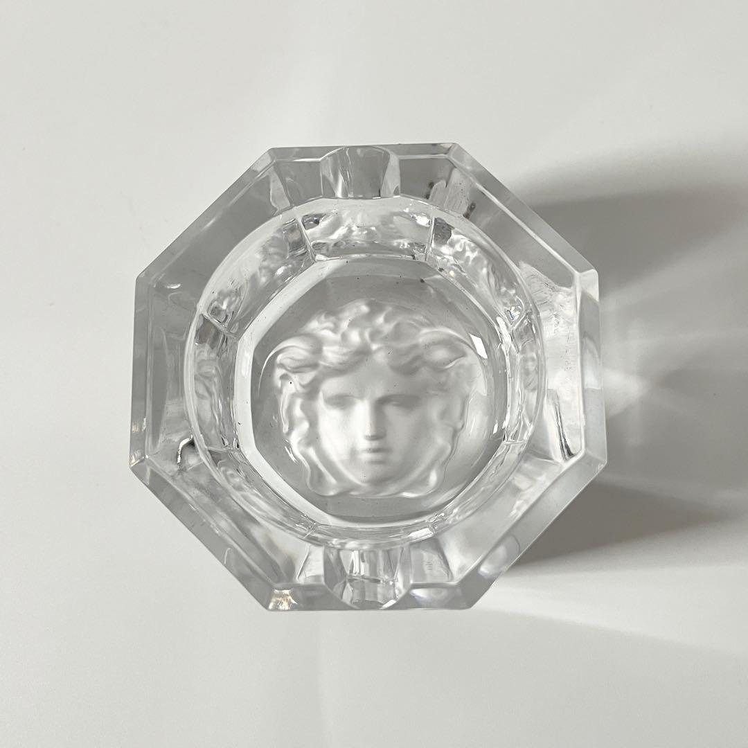 ヴェルサーチ　メデューサ サミエール アッシュトレイ　灰皿　クリア　インテリア