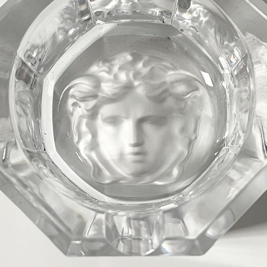 ヴェルサーチ　メデューサ サミエール アッシュトレイ　灰皿　クリア　インテリア