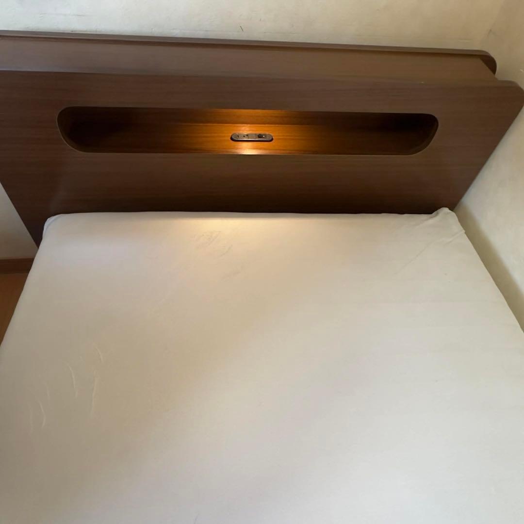 木製リクライニング介護用ベッド