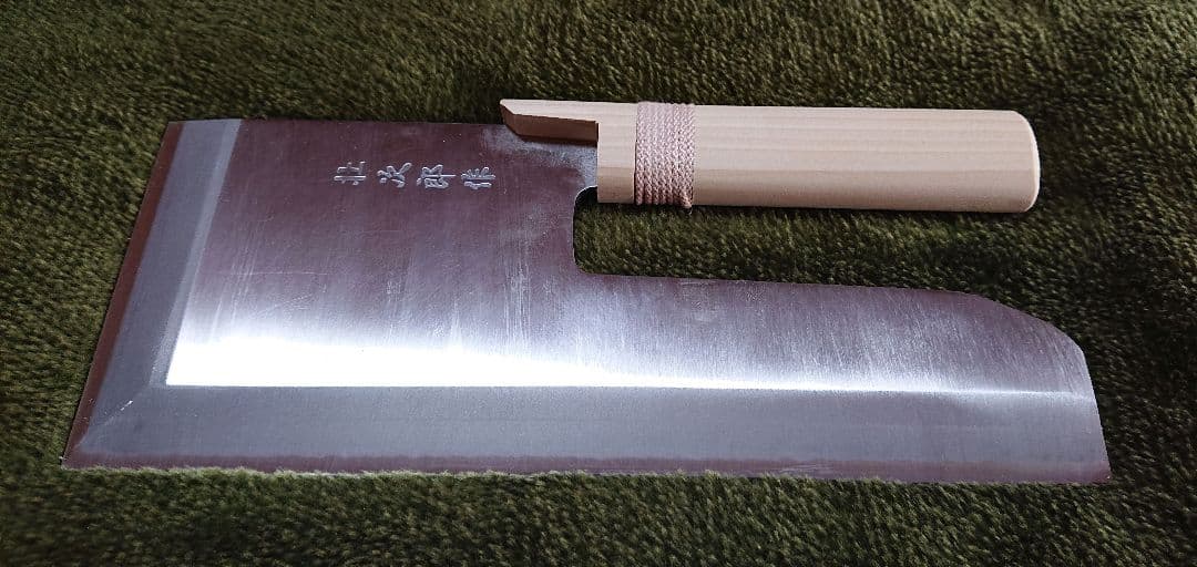 ラル✨麺切り包丁 左利きステンレス27cm 壮次郎 (そば打ち道具)