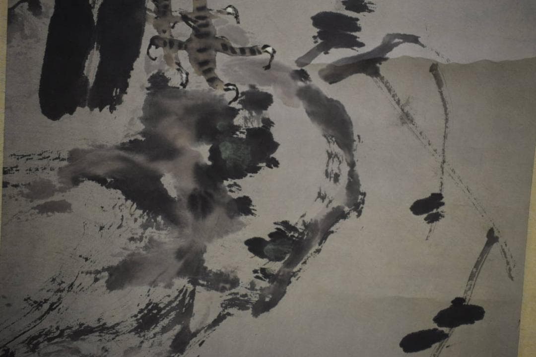 複製/斎白石/斉白石/鷹画賛/工芸/布袋屋掛軸HJ-633 - メルカリ