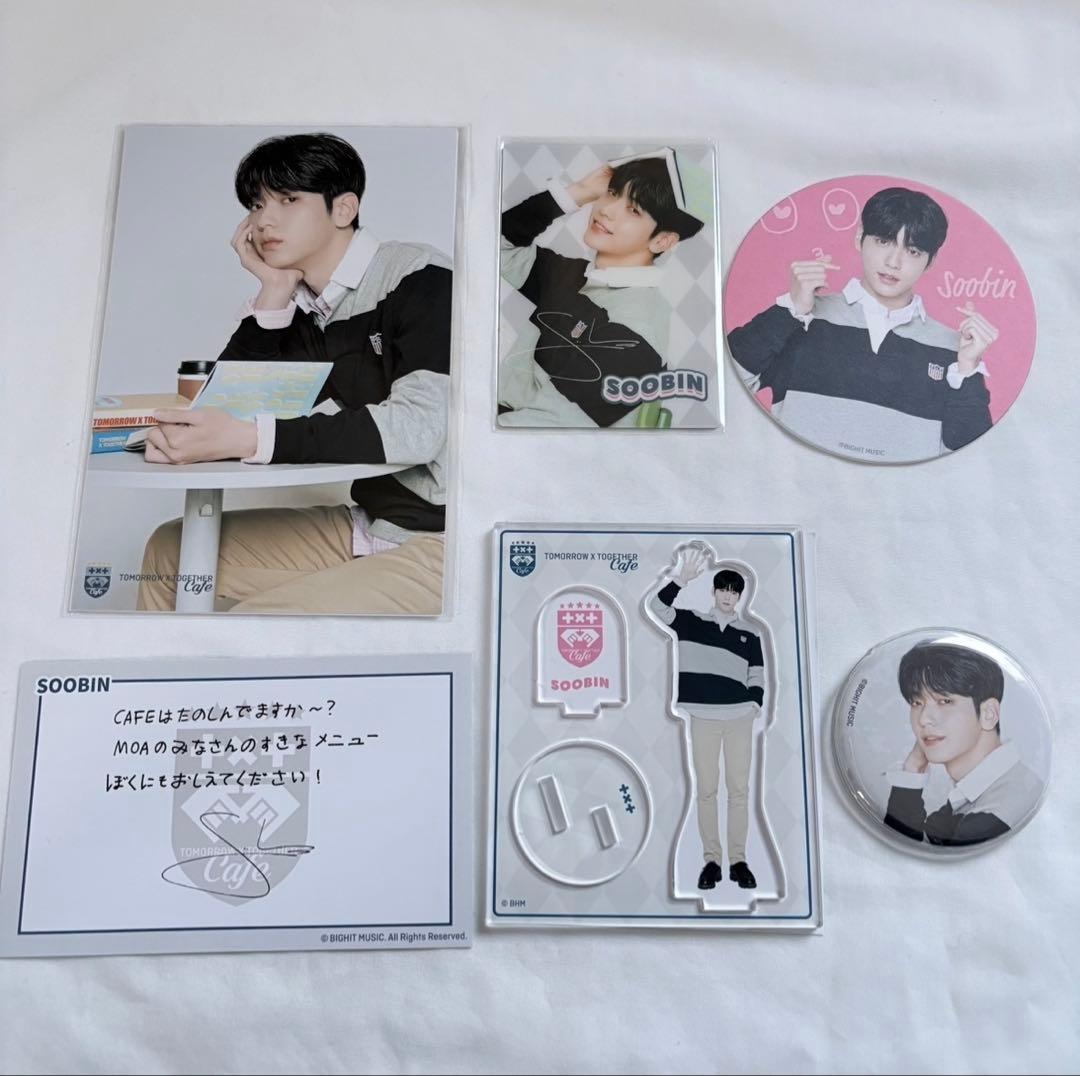 txt スビン アクスタ ポストカード 缶バッジ トレカ - メルカリ