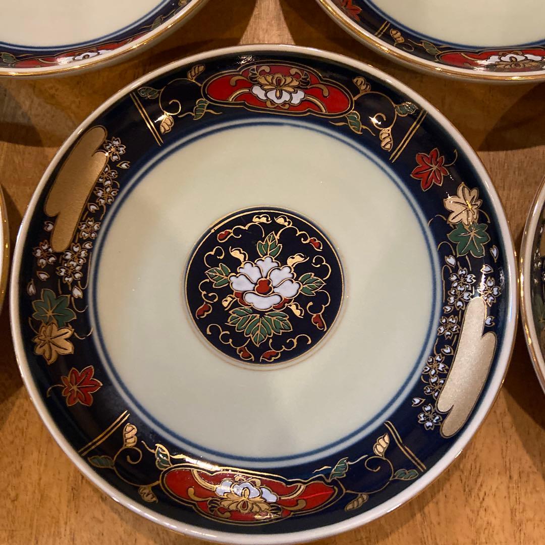 有田焼未峰窯古伊万里絵付け皿五枚箱付き - メルカリ