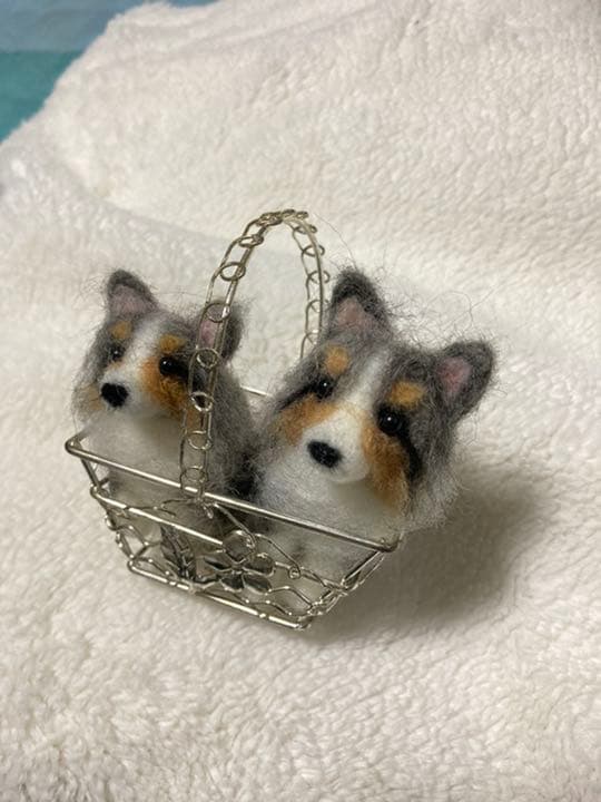 見本品 羊毛フェルトシェルティ