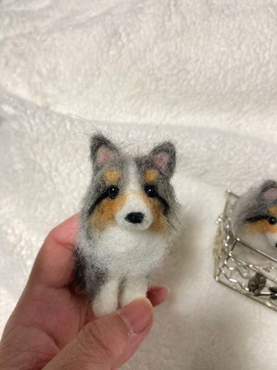 見本品 羊毛フェルトシェルティ