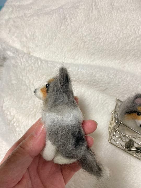 見本品 羊毛フェルトシェルティ