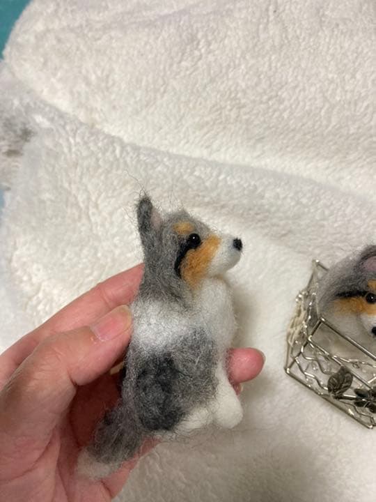 見本品 羊毛フェルトシェルティ