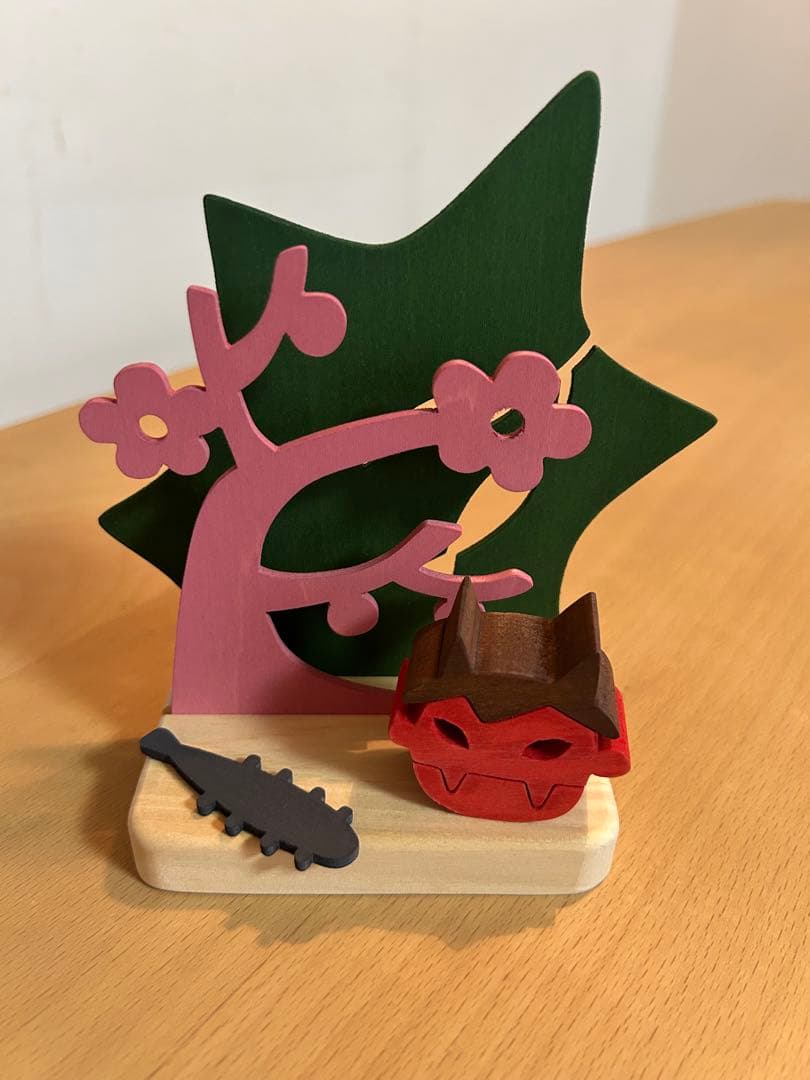 ブレーメンの音楽隊　季節木製置物セット　12ヶ月