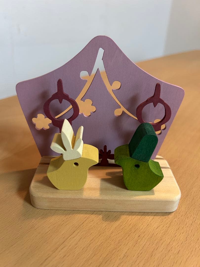 ブレーメンの音楽隊　季節木製置物セット　12ヶ月